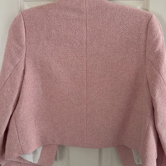 COQUETTE AESTHETIC SOLD OUT H&M LADY JACKET TEXTURED TWEED STYLE XS NWT 🌸🎀🩰✨ - Picture 9 of 9
